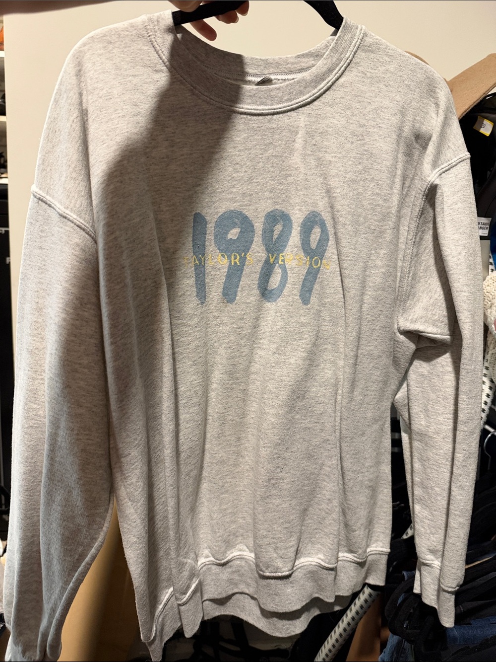 Taylor Swift 1989 Light Gray Crewneck Sweatshirt